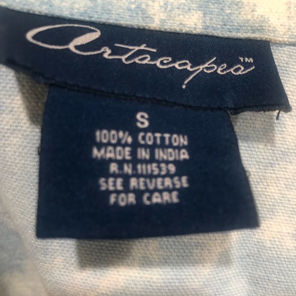 ARTSCAPES WOMEN’S PAINTED DENIN JACKET.SIZE SMALL - Picture 10 of 10